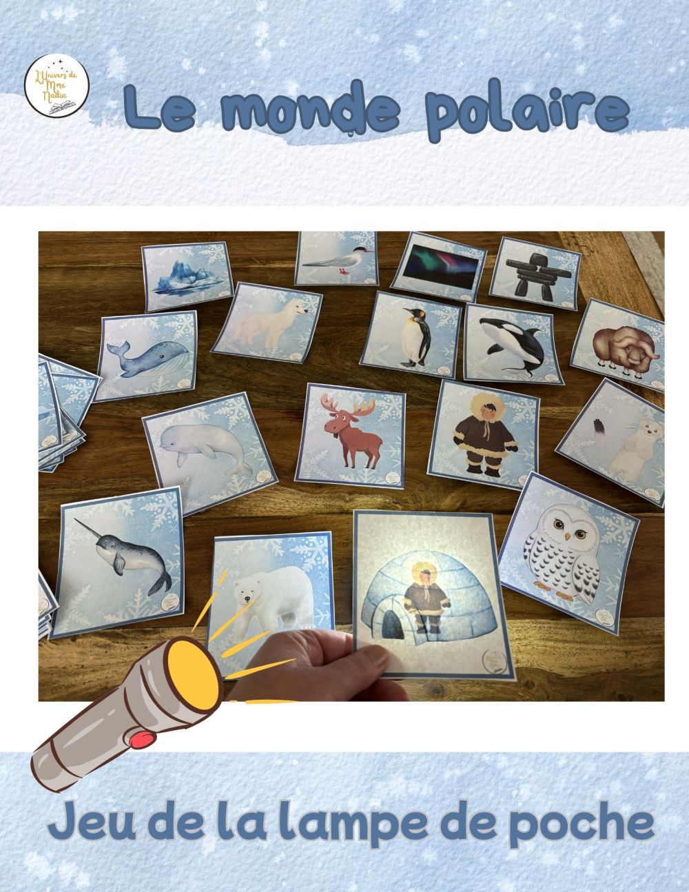 Jeu de la lampe de poche - Monde polaire