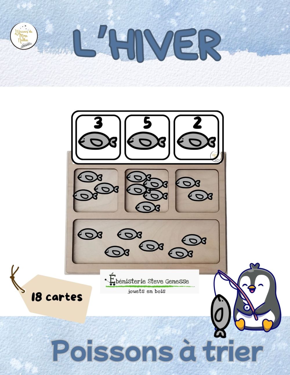 Plateau de tri - Poissons à trier