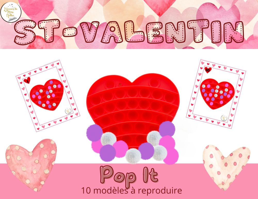 Pop-it - Saint-Valentin