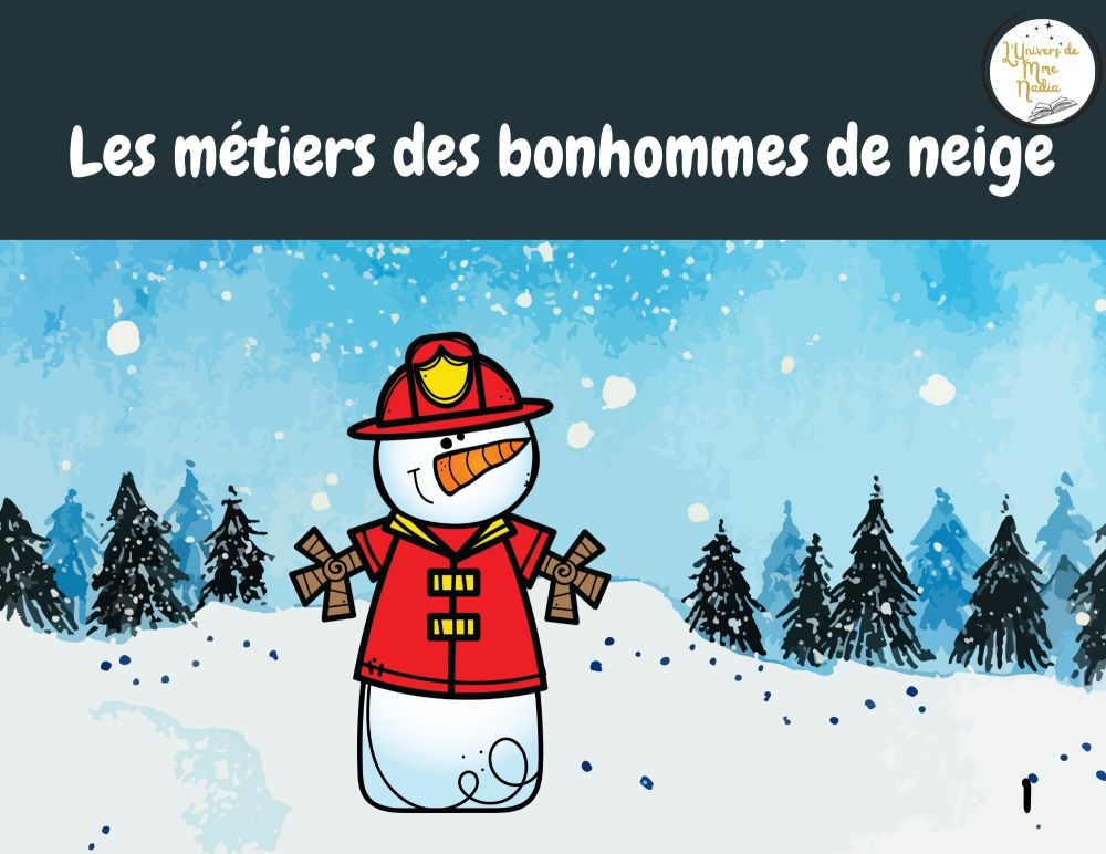 Kamishibaï-Les métiers des bonshommes de neige