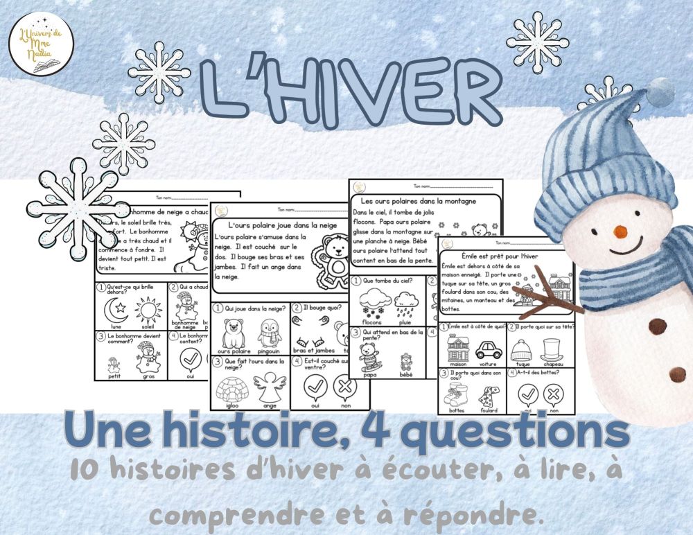 Noël-Une histoire, 4 questions