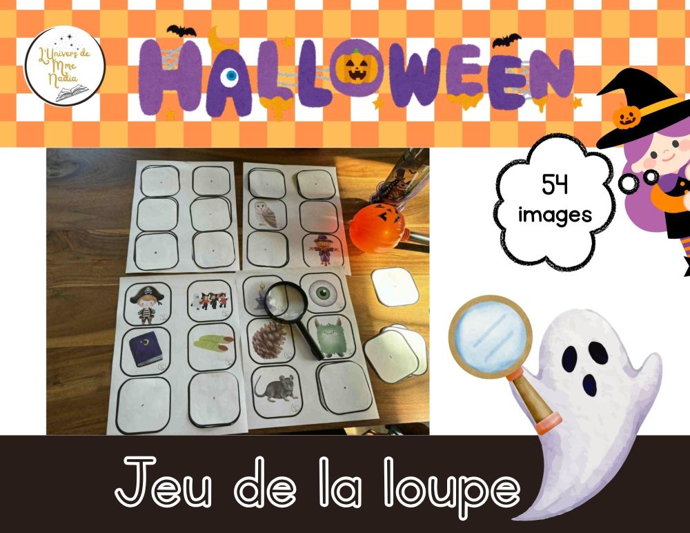 Halloween - Jeu de la loupe