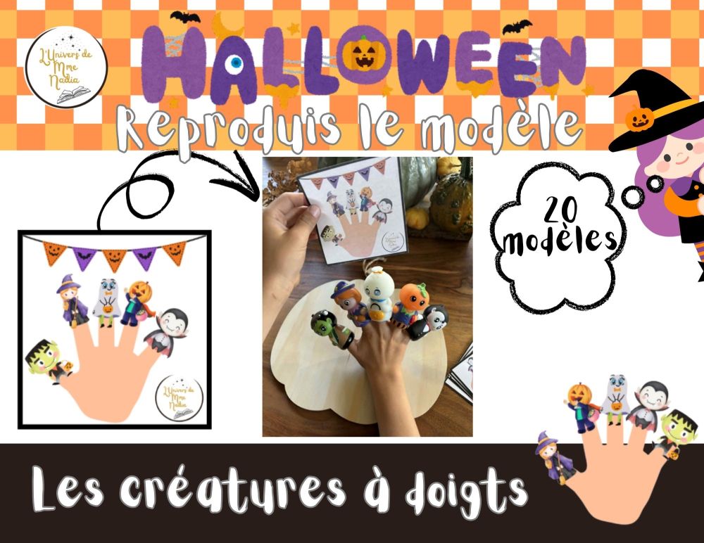 Les créatures à doigts d'Halloween