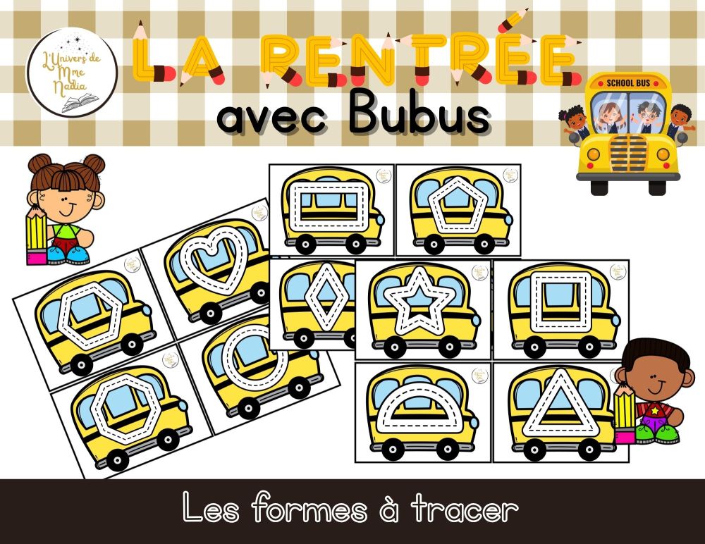 Bubus - Les formes à tracer