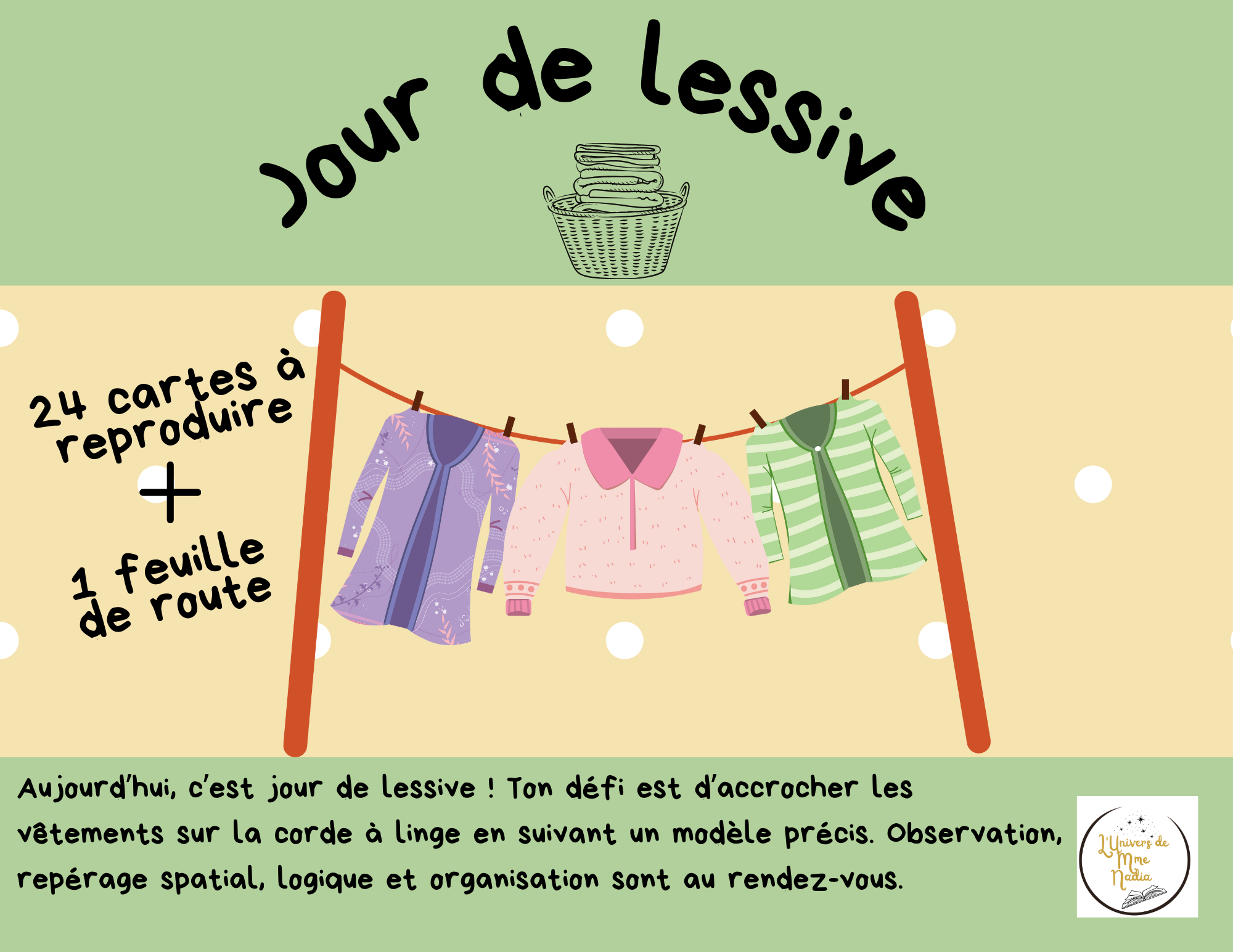 Printemps - Jour de lessive