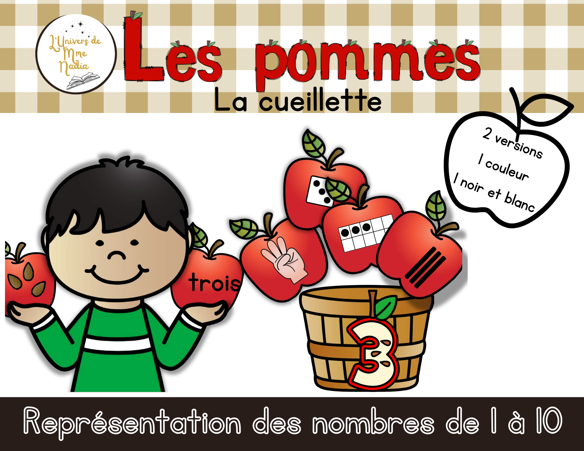 La cueillette - Représentation des nombres