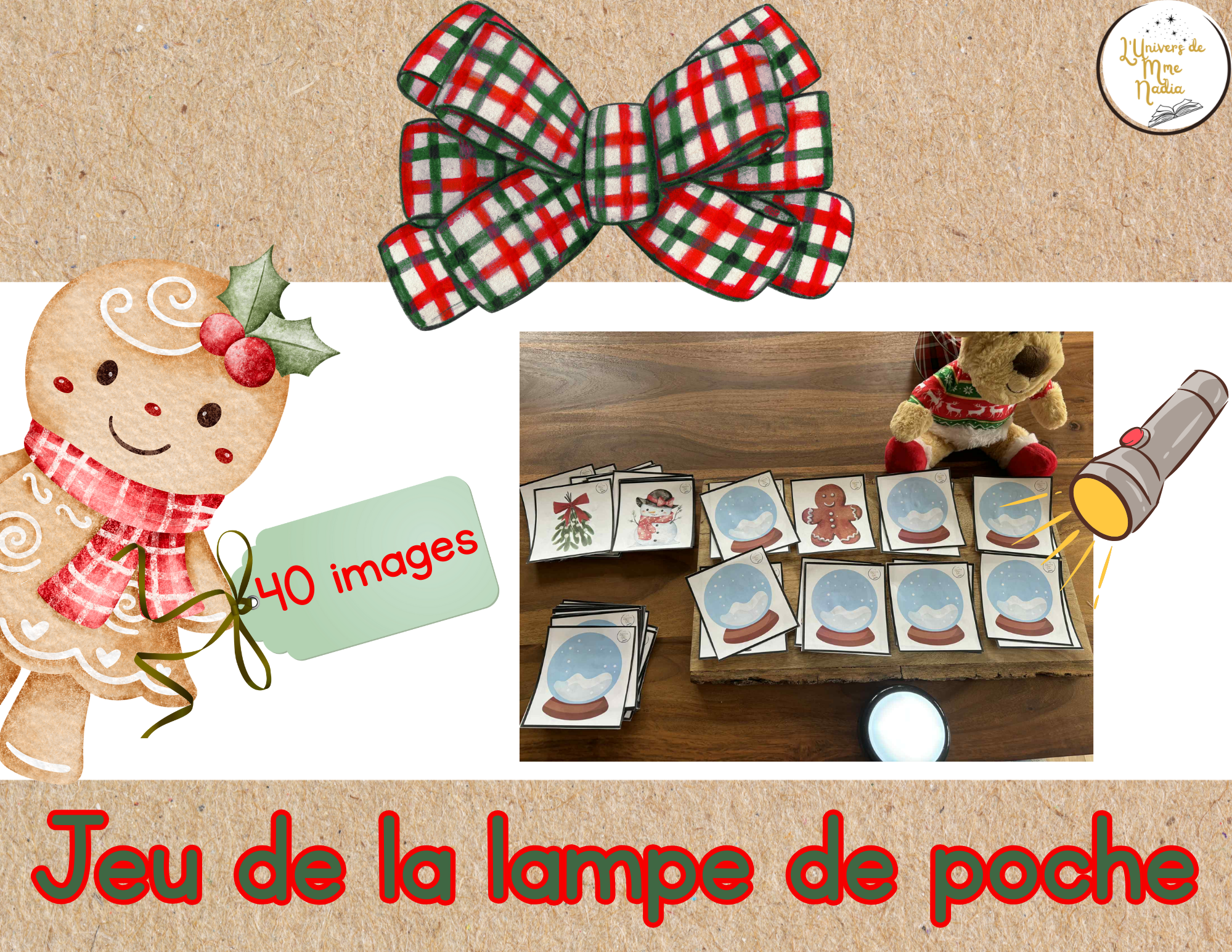 Noël-Jeu de la lampe de poche