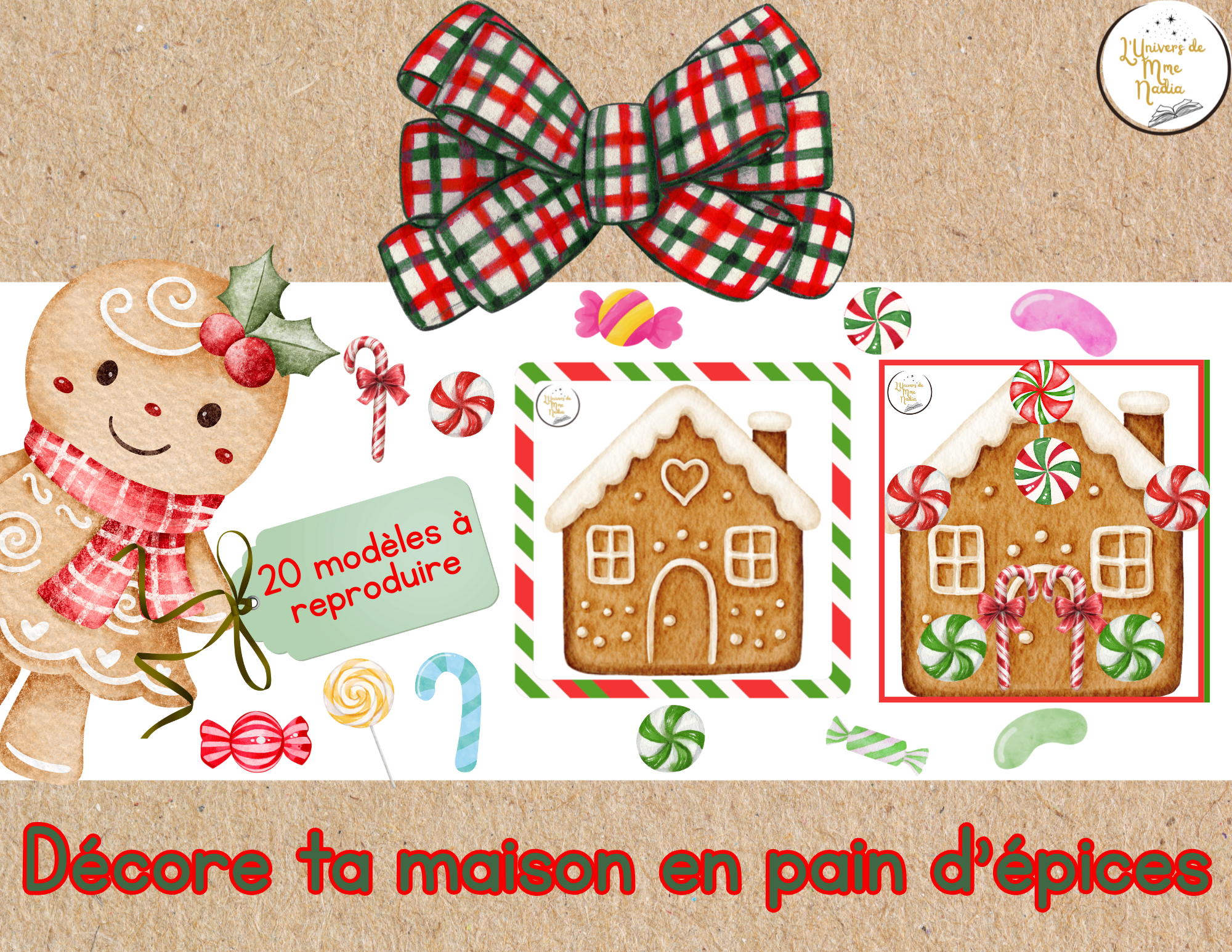 Décore ta maison en pain d'épices