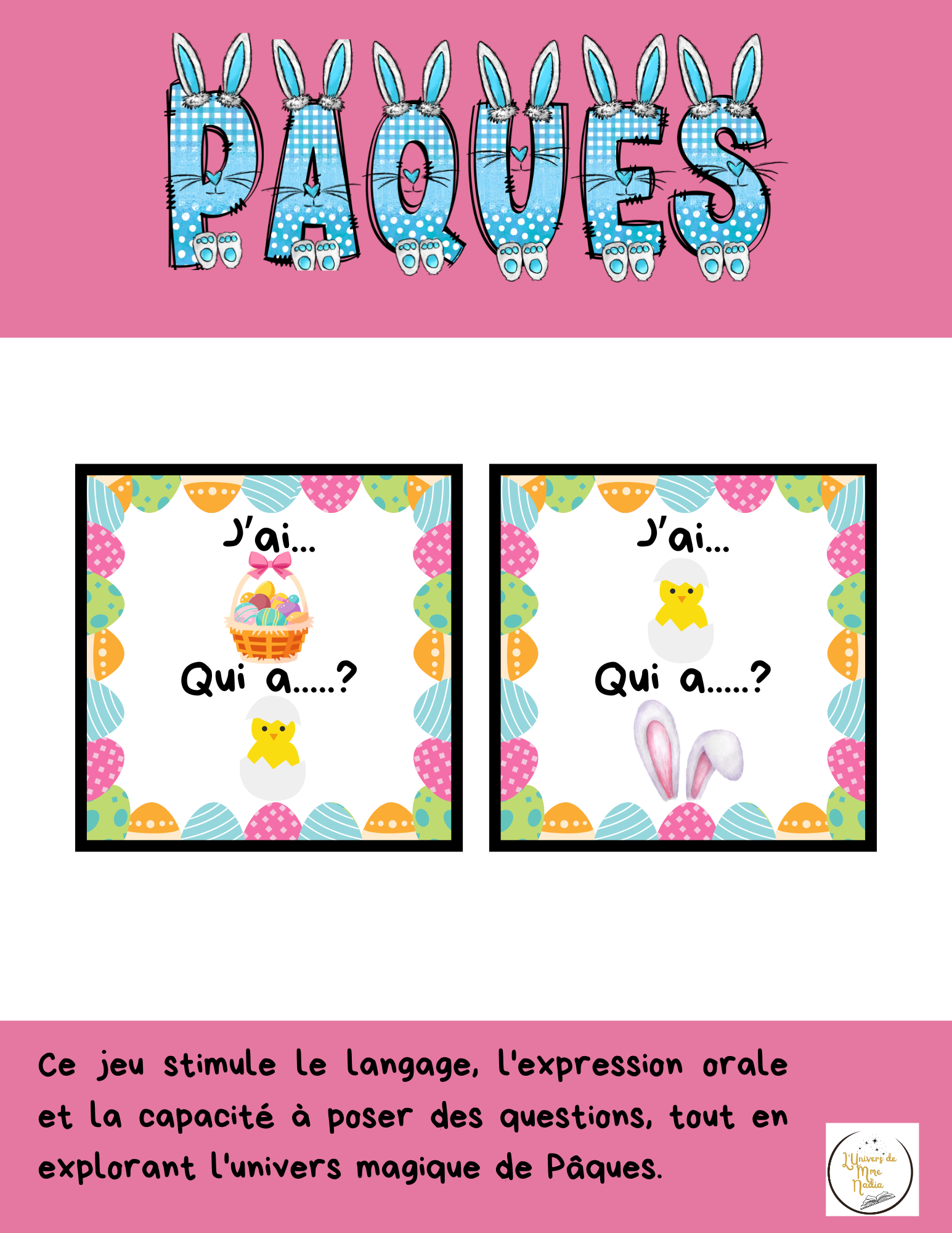 Pâques - J'ai... Qui a?