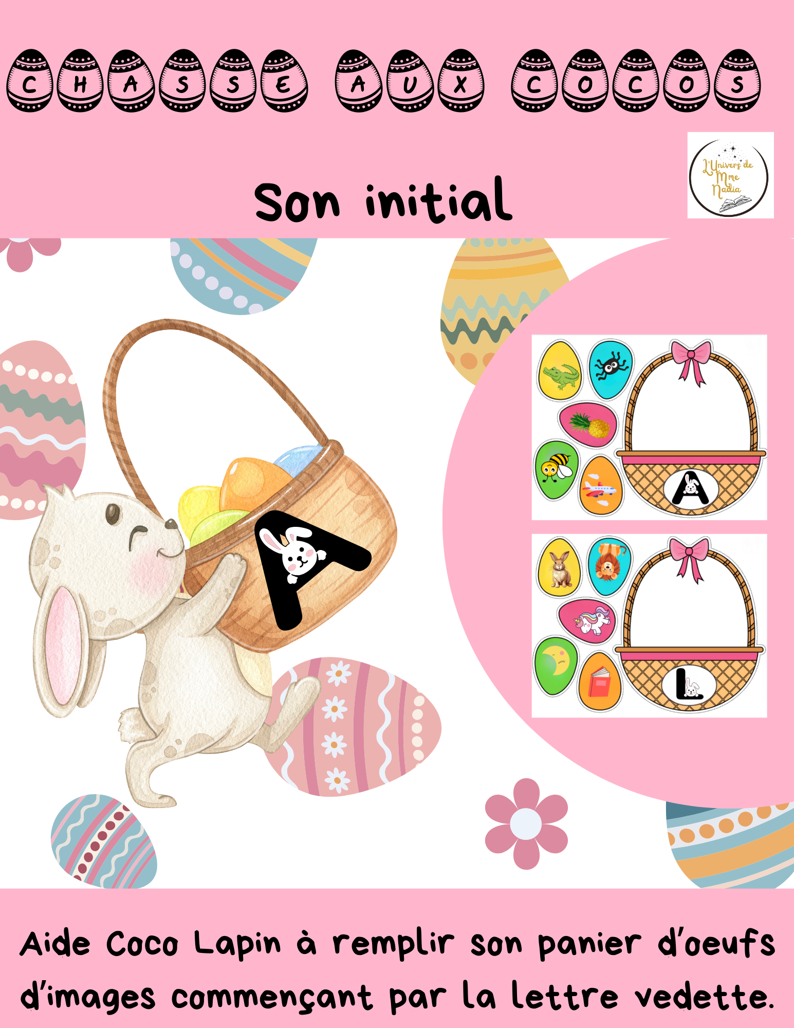 Pâques-Chasse aux cocos-Son initial