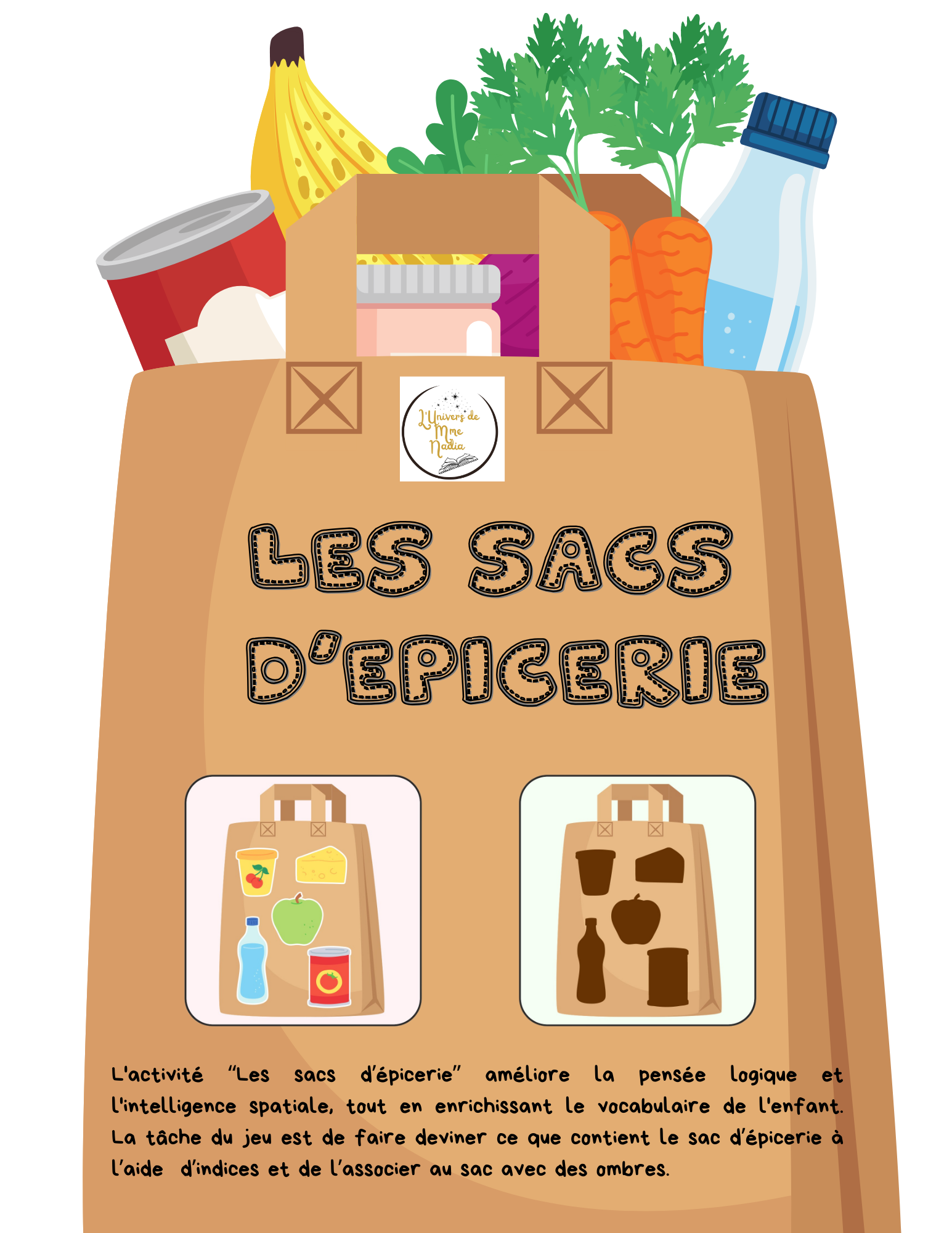 Les sacs d'épicerie- Alimentation
