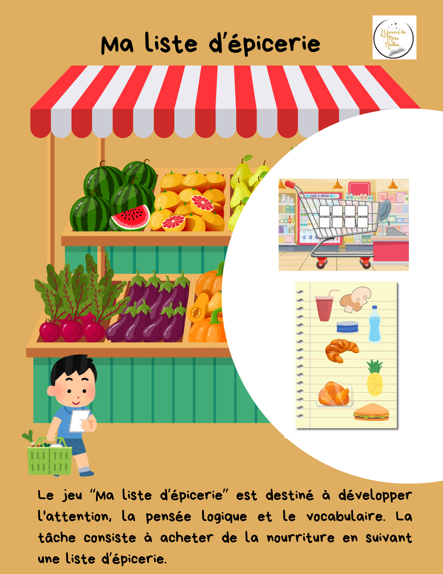 Ma liste d'épicerie-Alimentation 