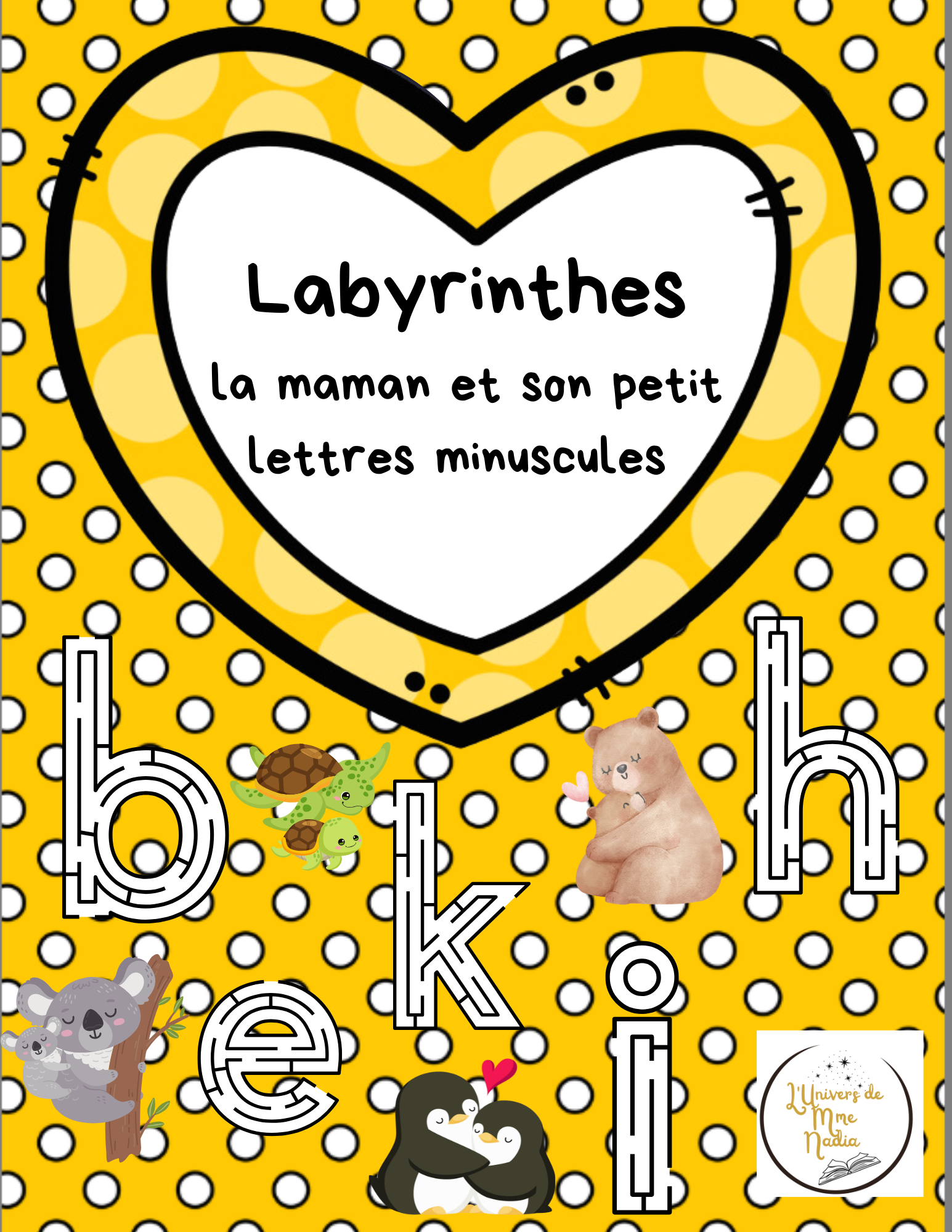  Labyrinthe des lettres minuscules - Alphabet