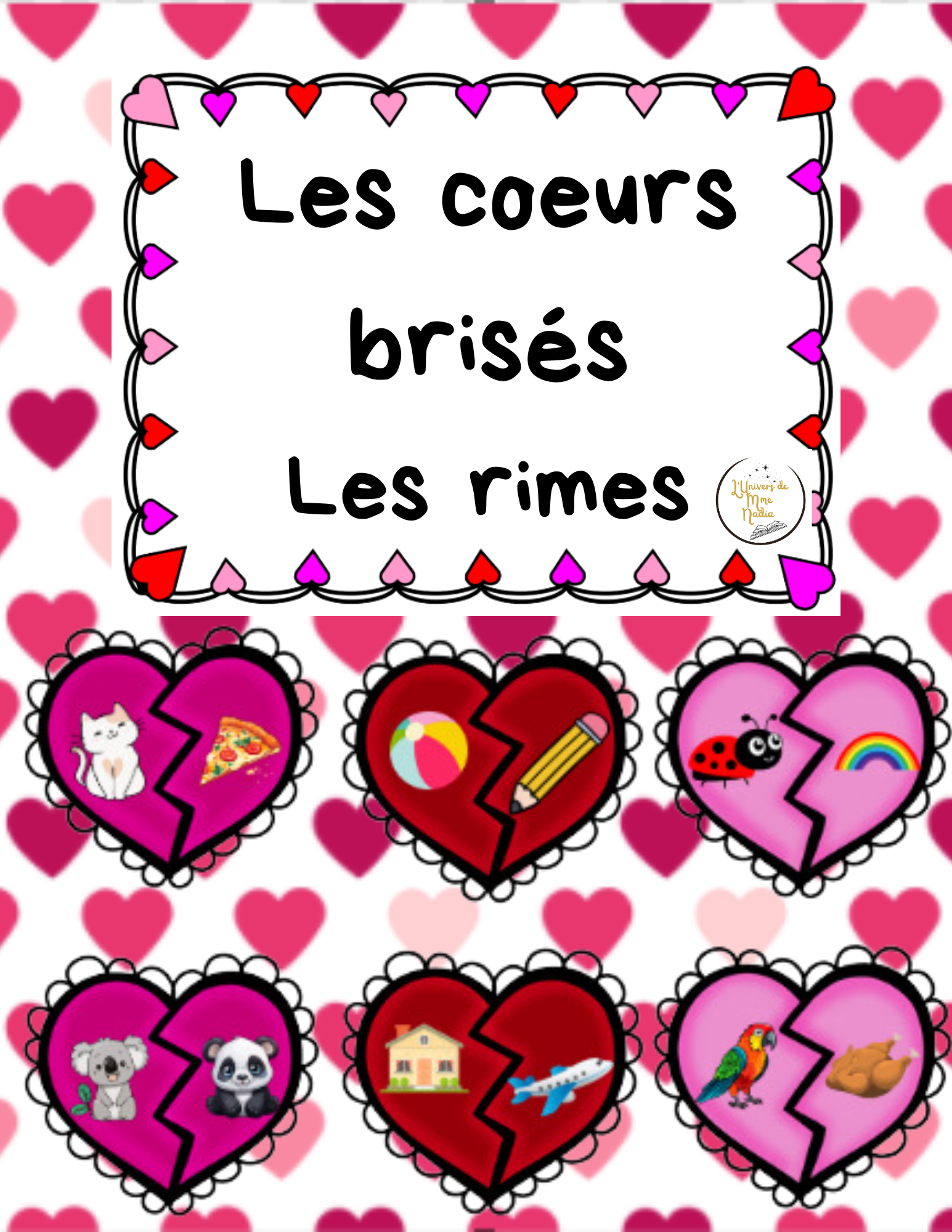 Les coeurs brisés - Les rimes - Conscience phono