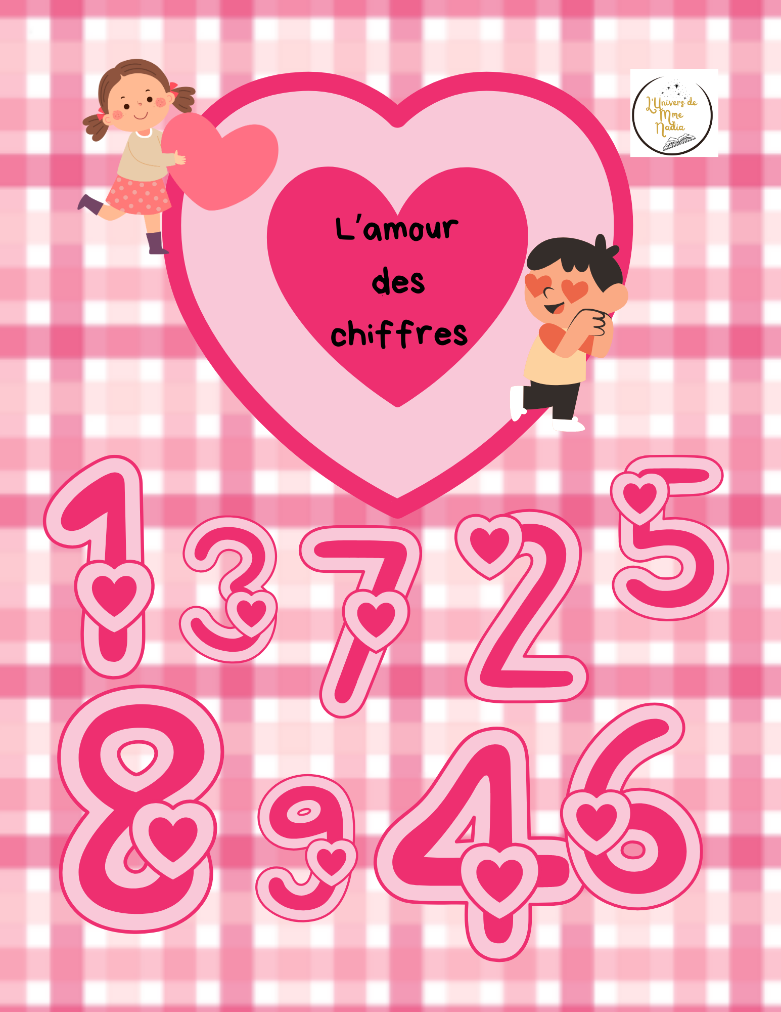  Cahier mathématiques -L'amour  des chiffres