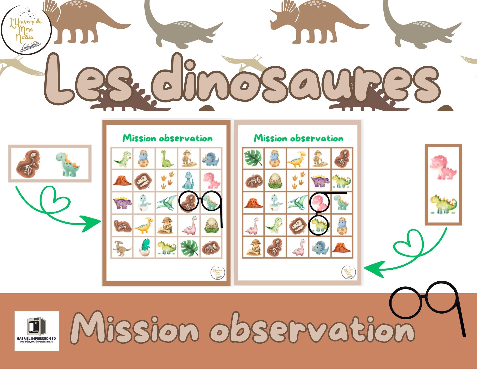 Mission Observation -Les dinosaures