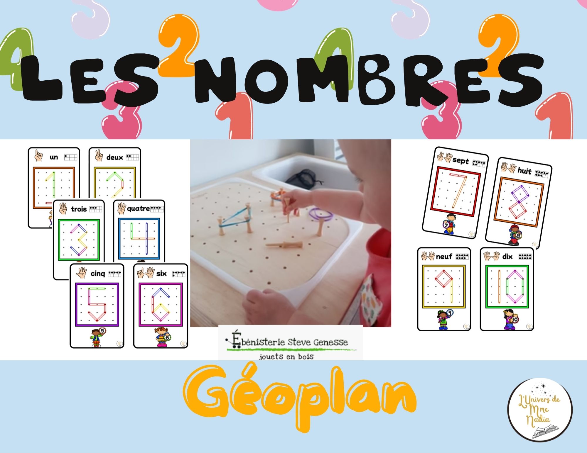 Géoplan - Les nombres