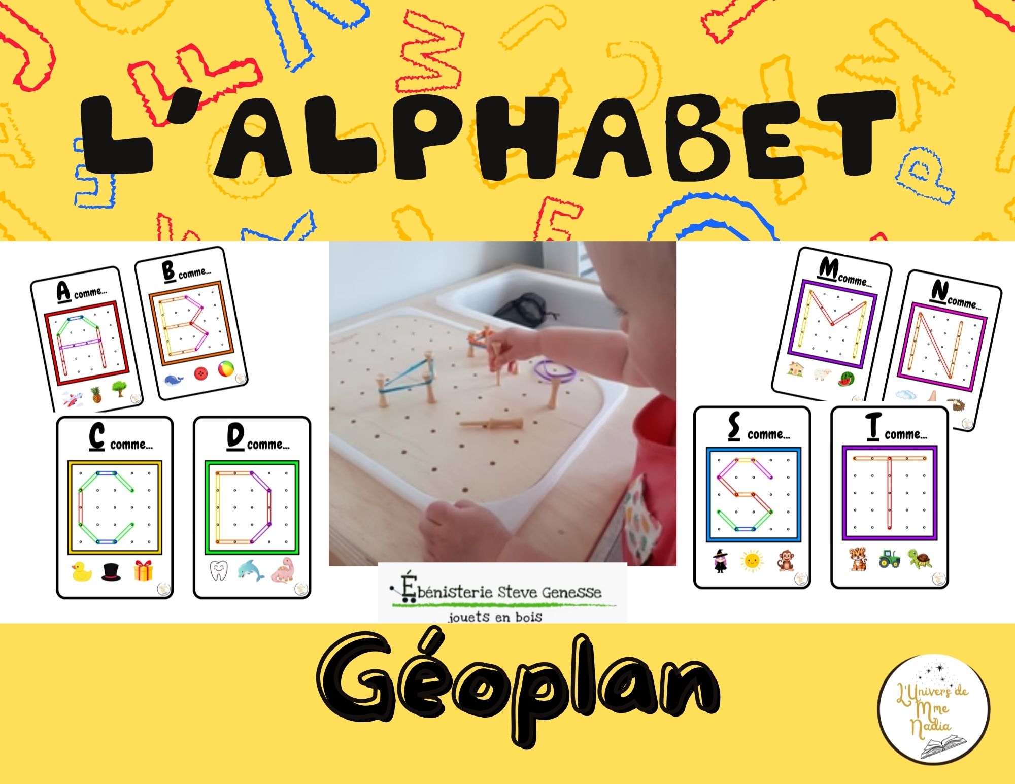 Géoplan - L'alphabet