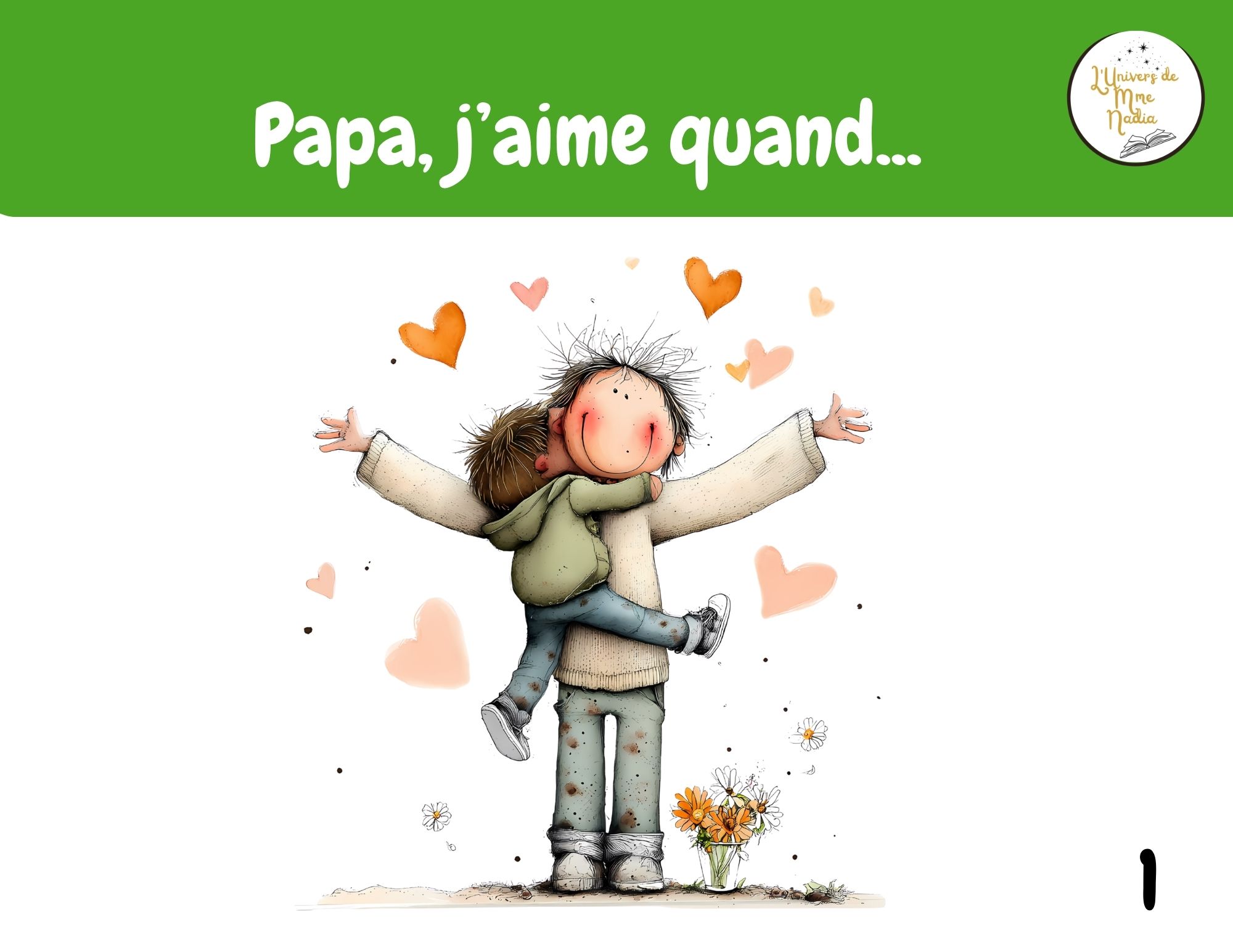 Kamishibaï- Papa, j'aime quand...