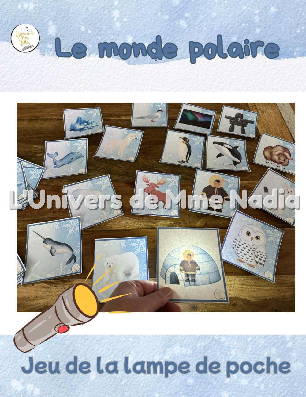 Jeu de la lampe de poche - Monde polaire