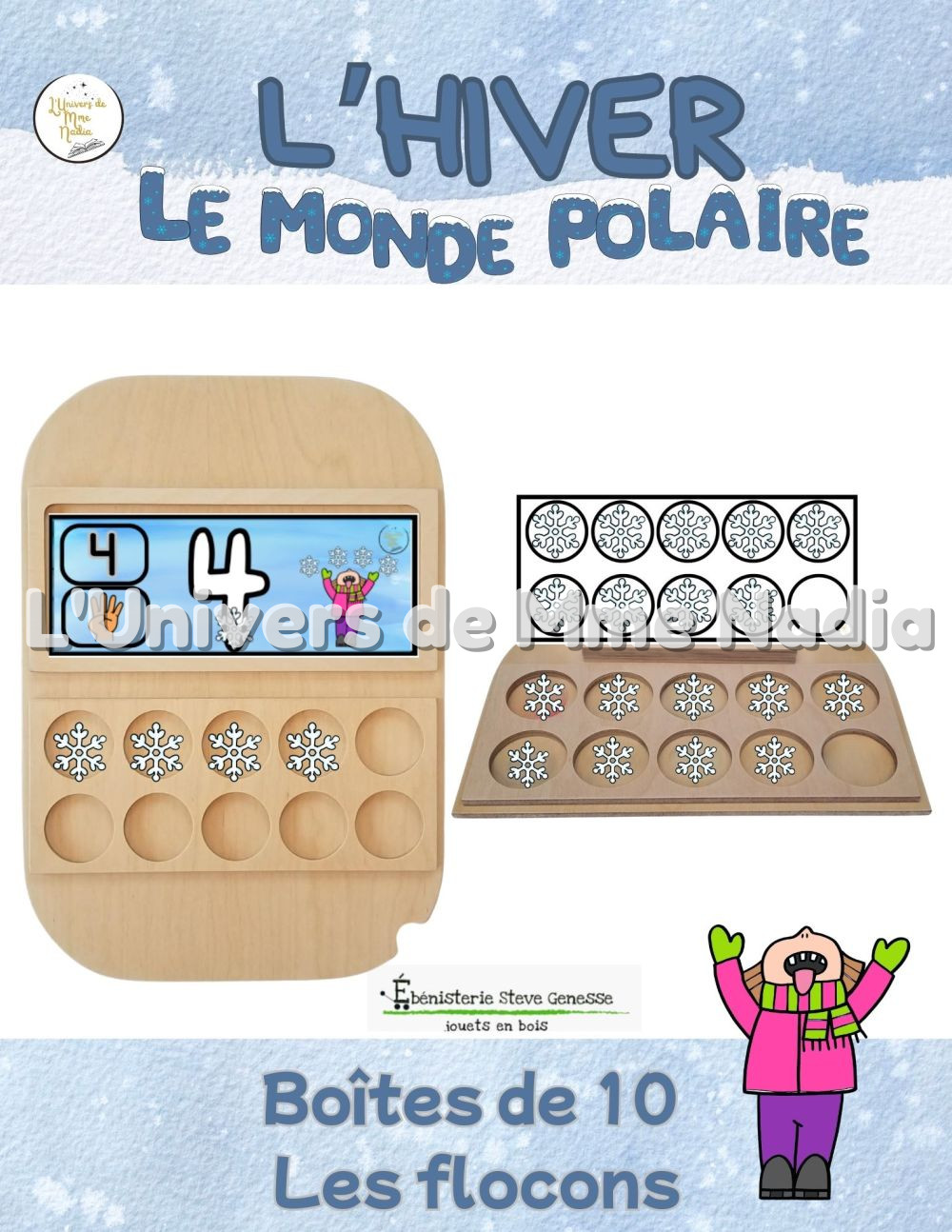 Boîte de 10 - Les flocons