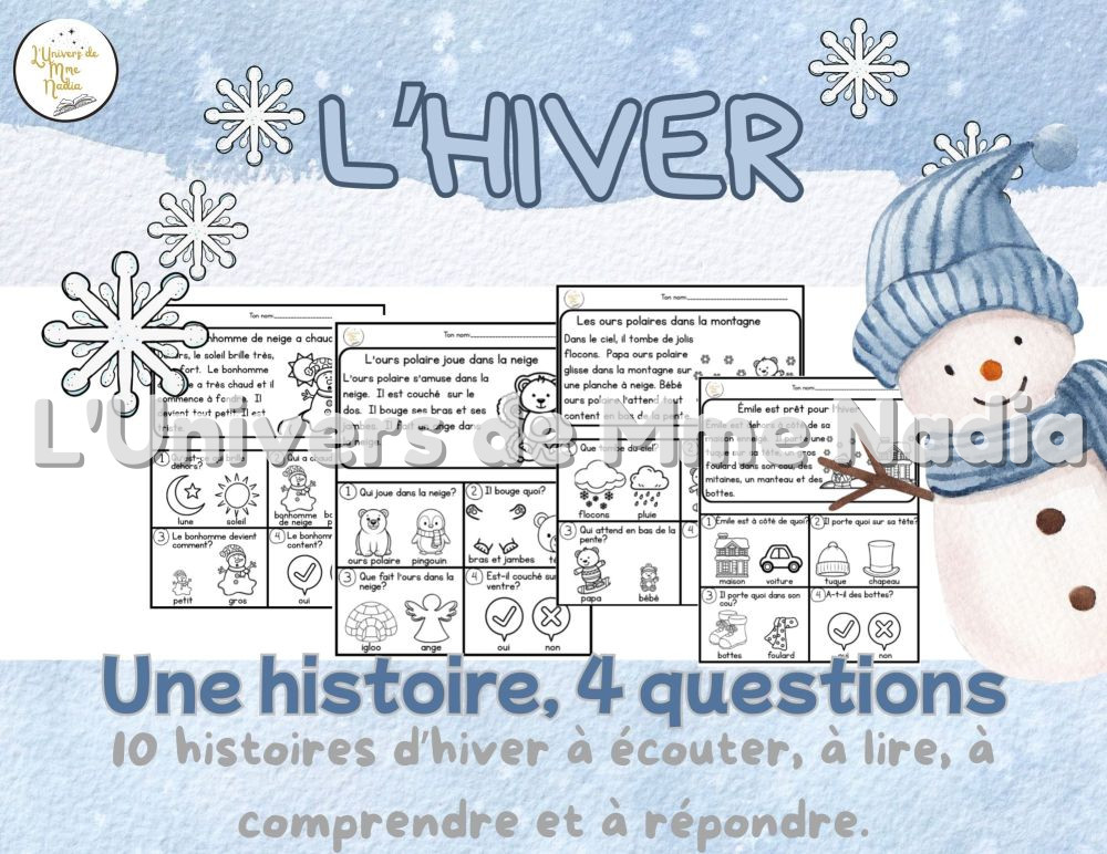Une histoire, 4 questions - Hiver