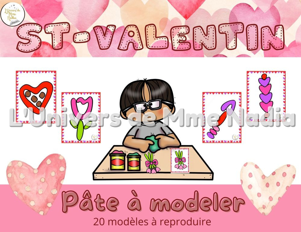La Saint-Valentin à modeler