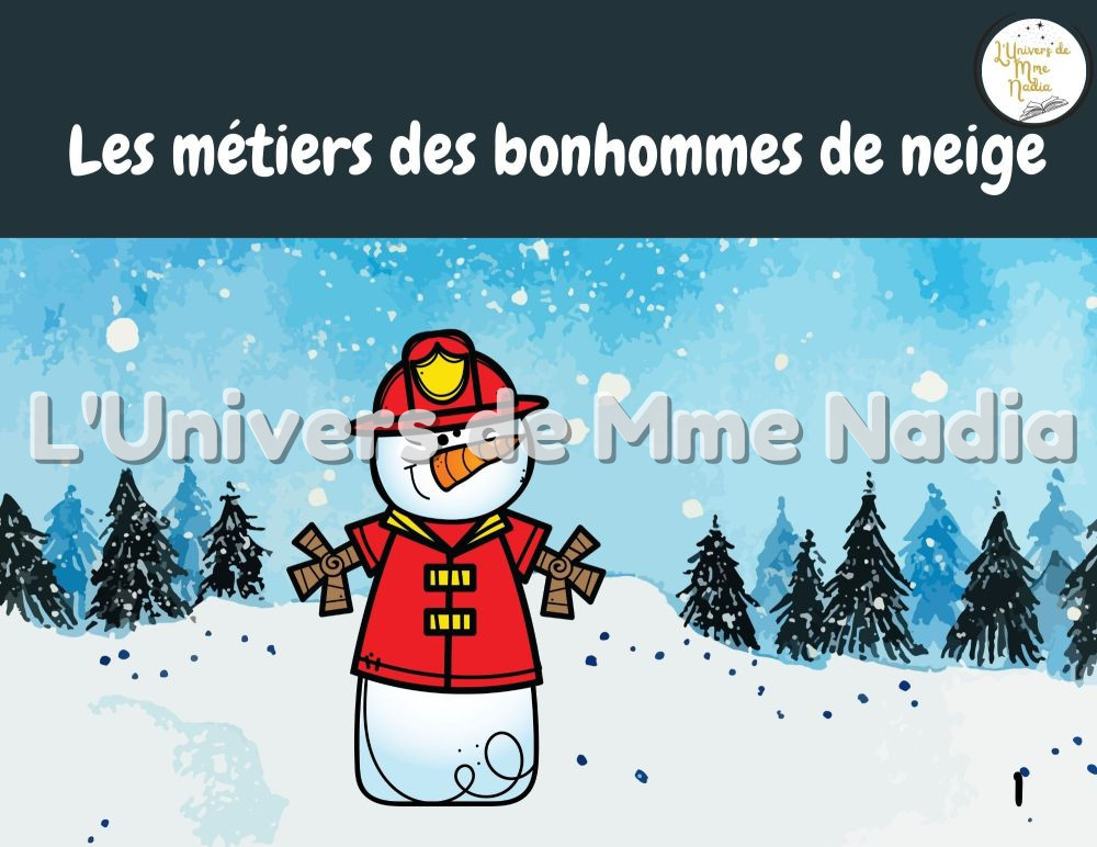 Kamishibaï-Les métiers des bonshommes de neige