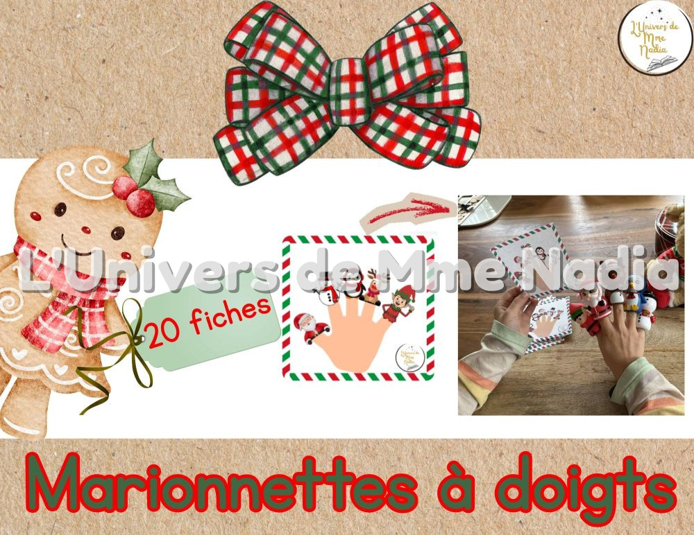 Noël- Marionnettes à doigts