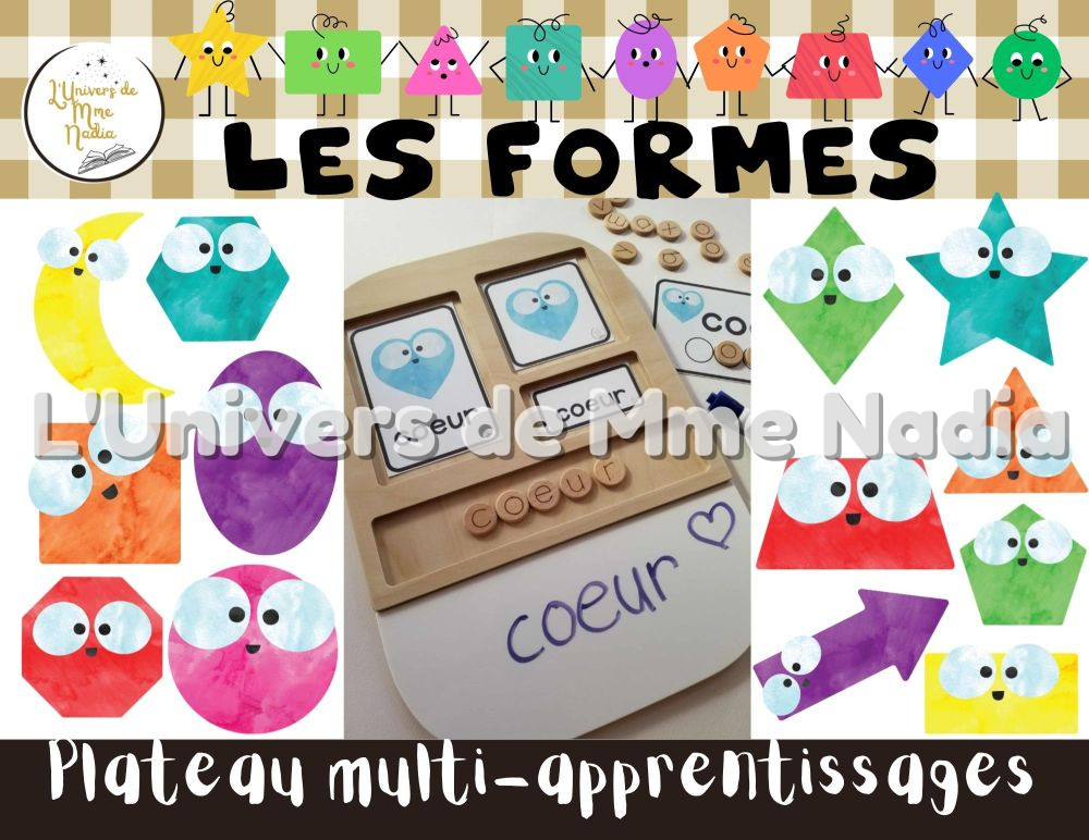 Les formes - Plateau - Multi - Apprentissage