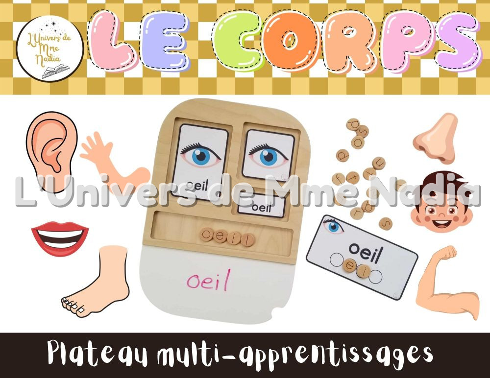 Le corps humain - Plateau-Multi-Apprentissage