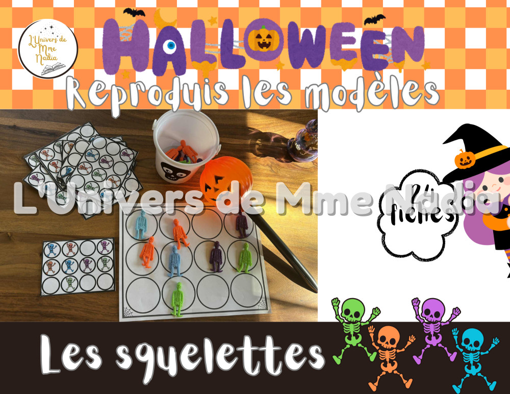 Halloween - Reproduis le modèle 