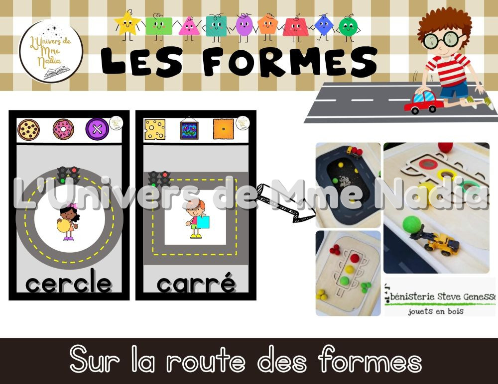 Sur la route des formes (Version noir et blanc)