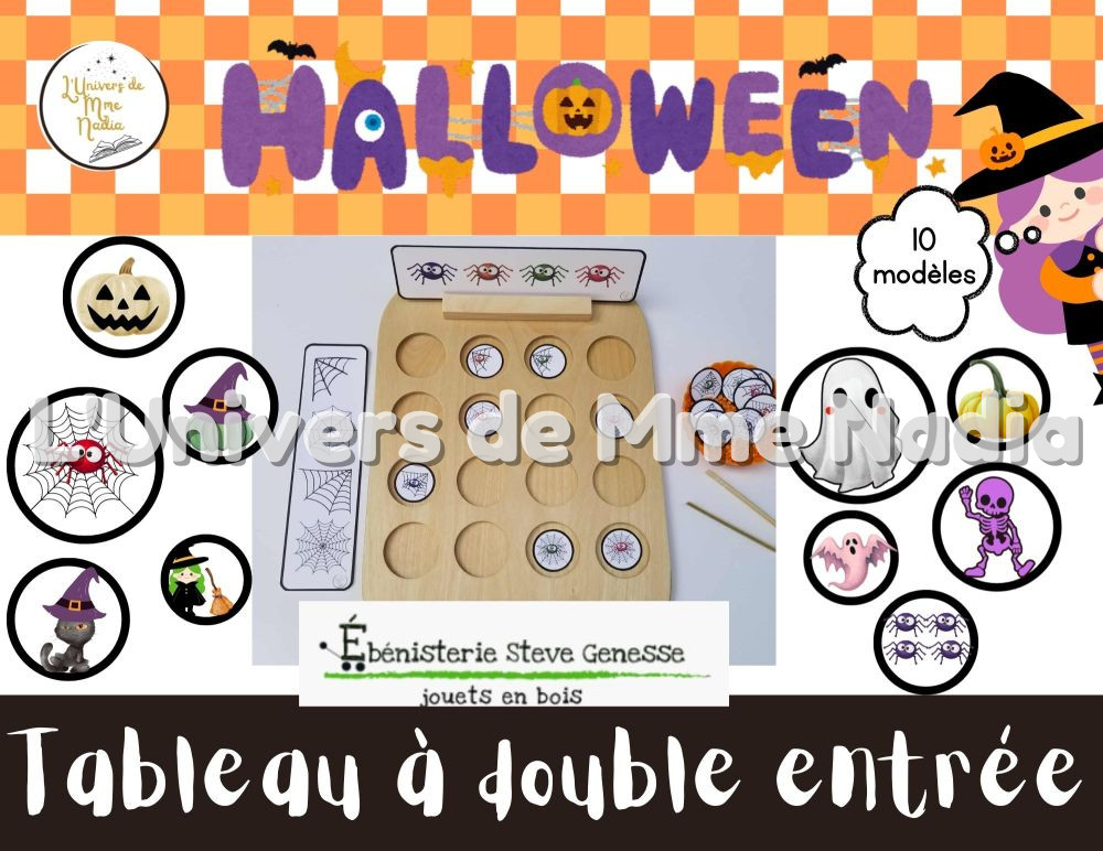 Halloween - Tableau à double entrée