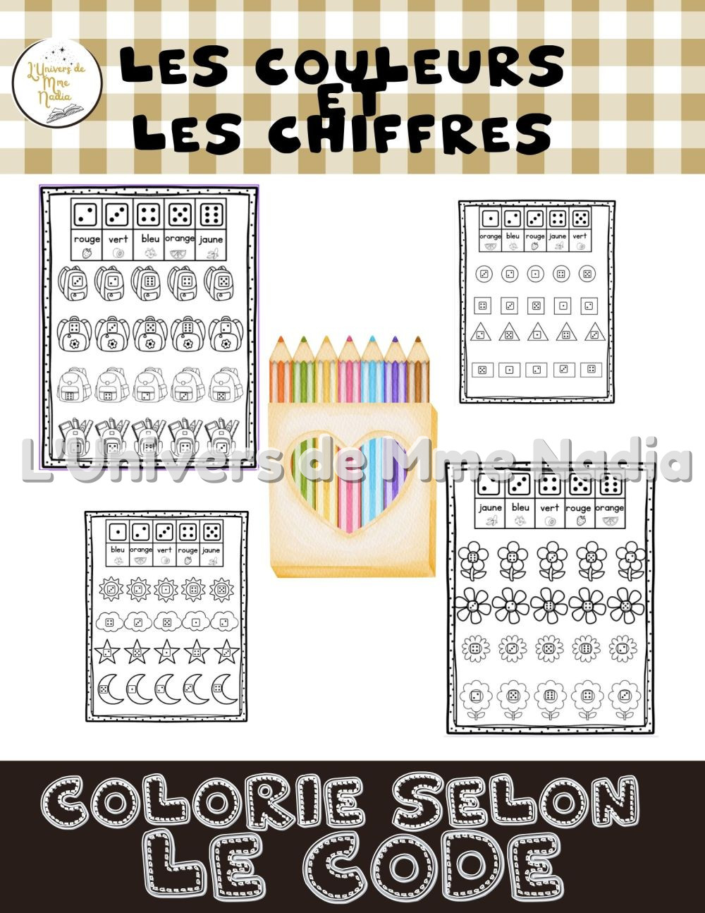 Colorie selon le code