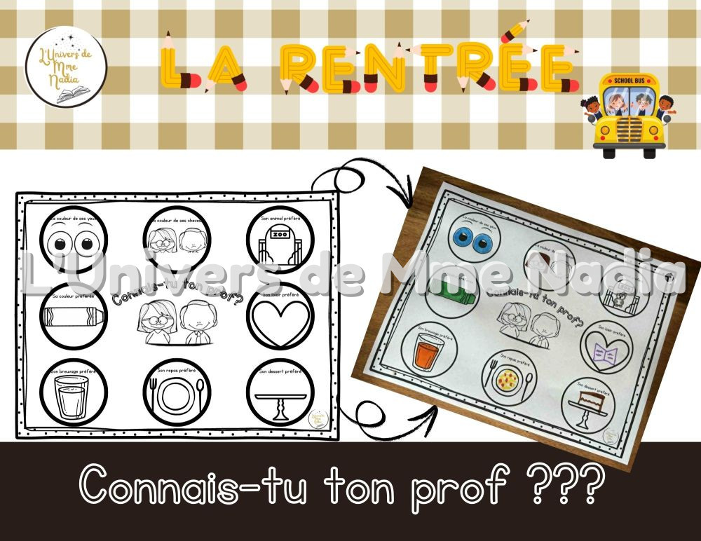 Connais-tu ton prof?
