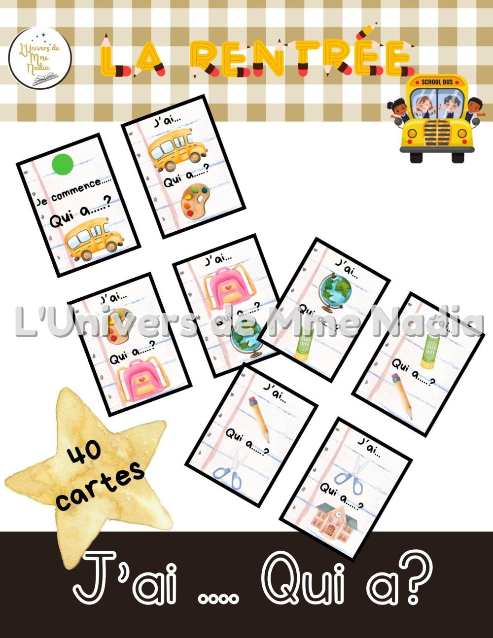 J'ai...Qui a ...? La rentrée