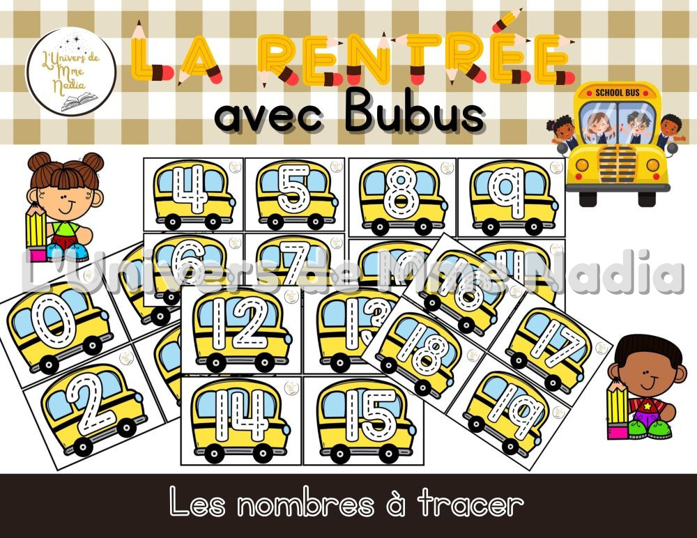 Bubus - Les nombres à tracer