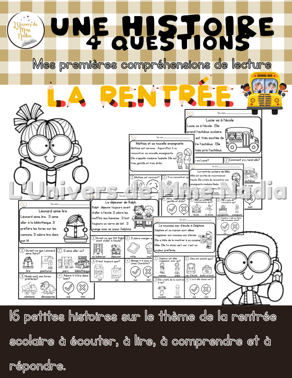 Une histoire, 4 questions - La rentrée 