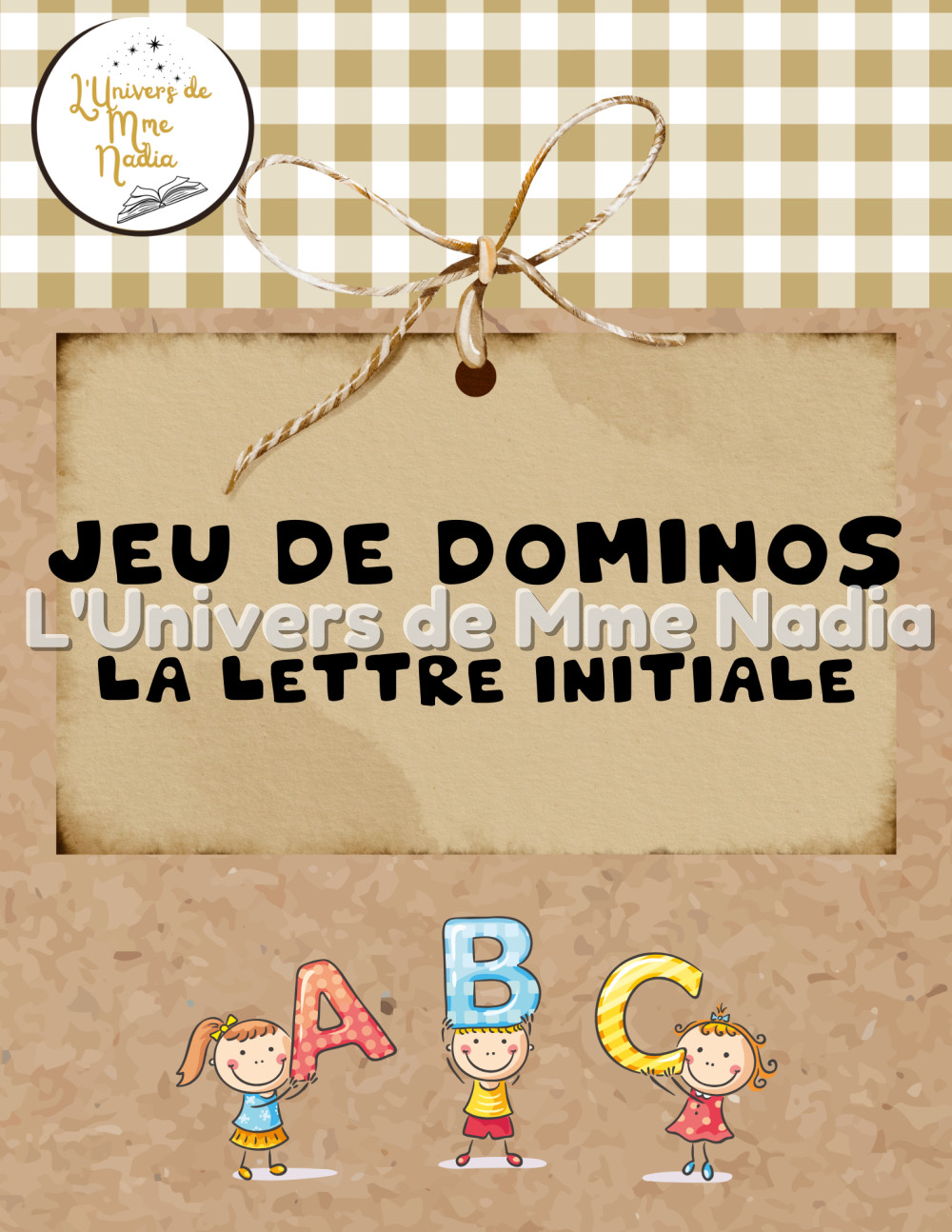 Jeu de dominos - La lettre initiale