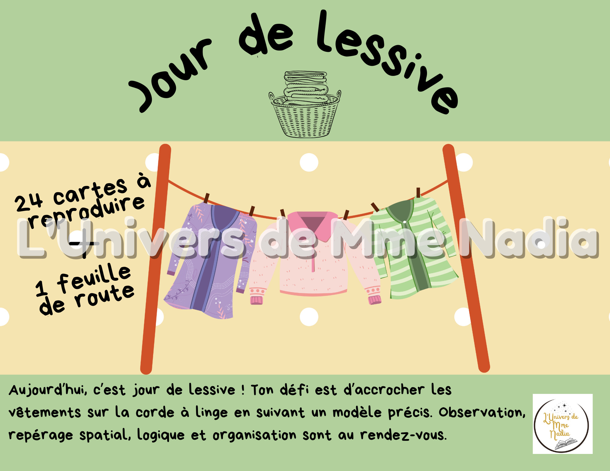 Printemps - Jour de lessive