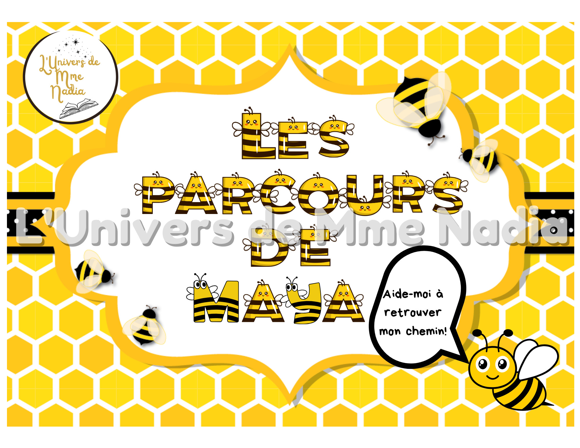 Les parcours de Maya l'abeille