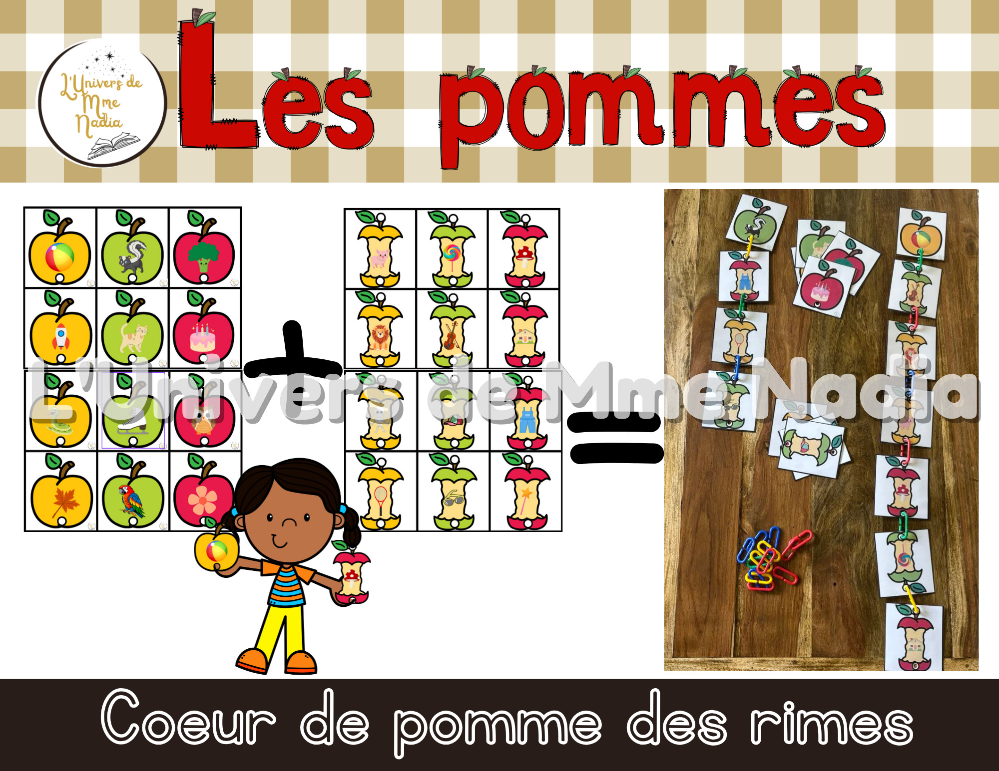 Coeur de pomme des rimes