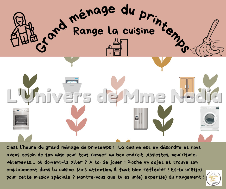 Grand ménage du printemps-Range la cuisine