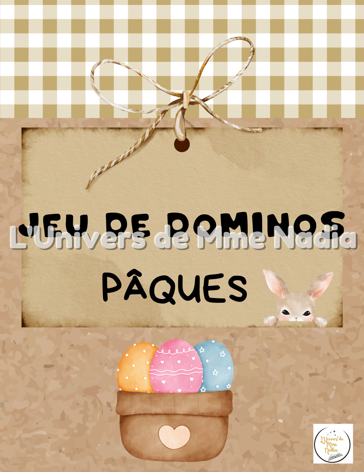 Jeu de dominos-Pâques