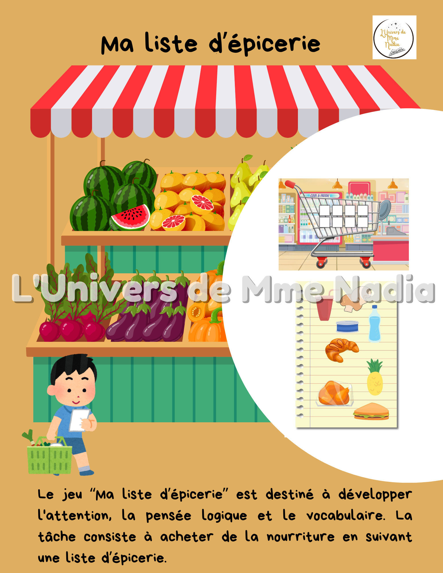 Ma liste d'épicerie-Alimentation 