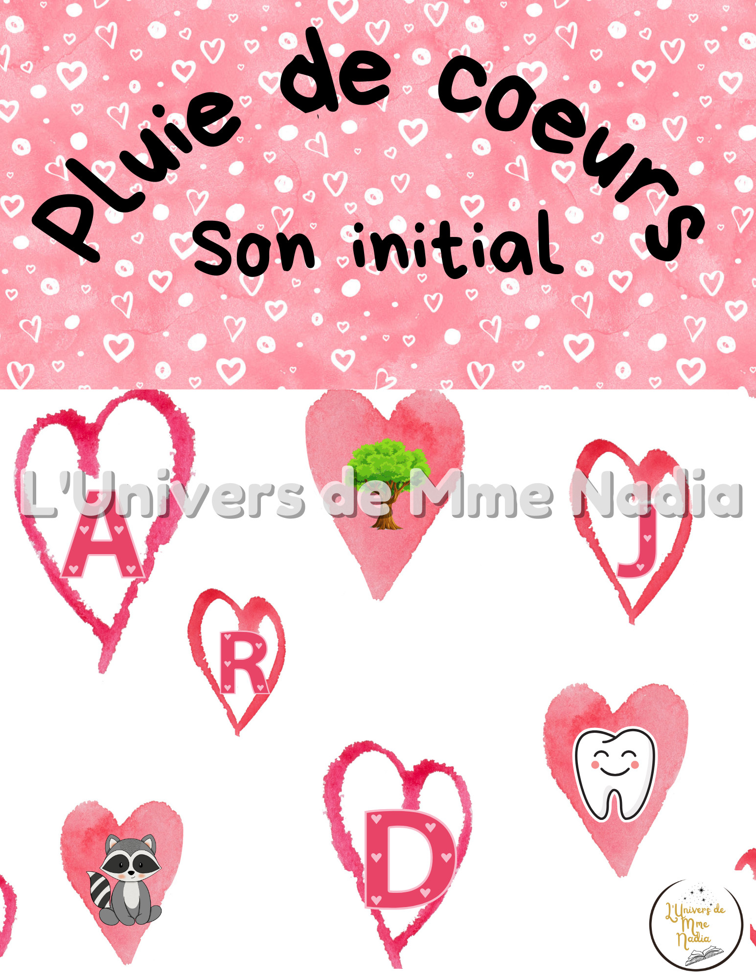 Pluie de coeurs-Conscience phonologue-Son initial