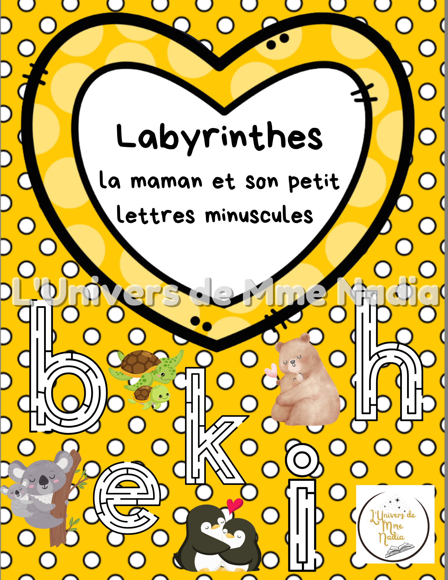  Labyrinthe des lettres minuscules - Alphabet