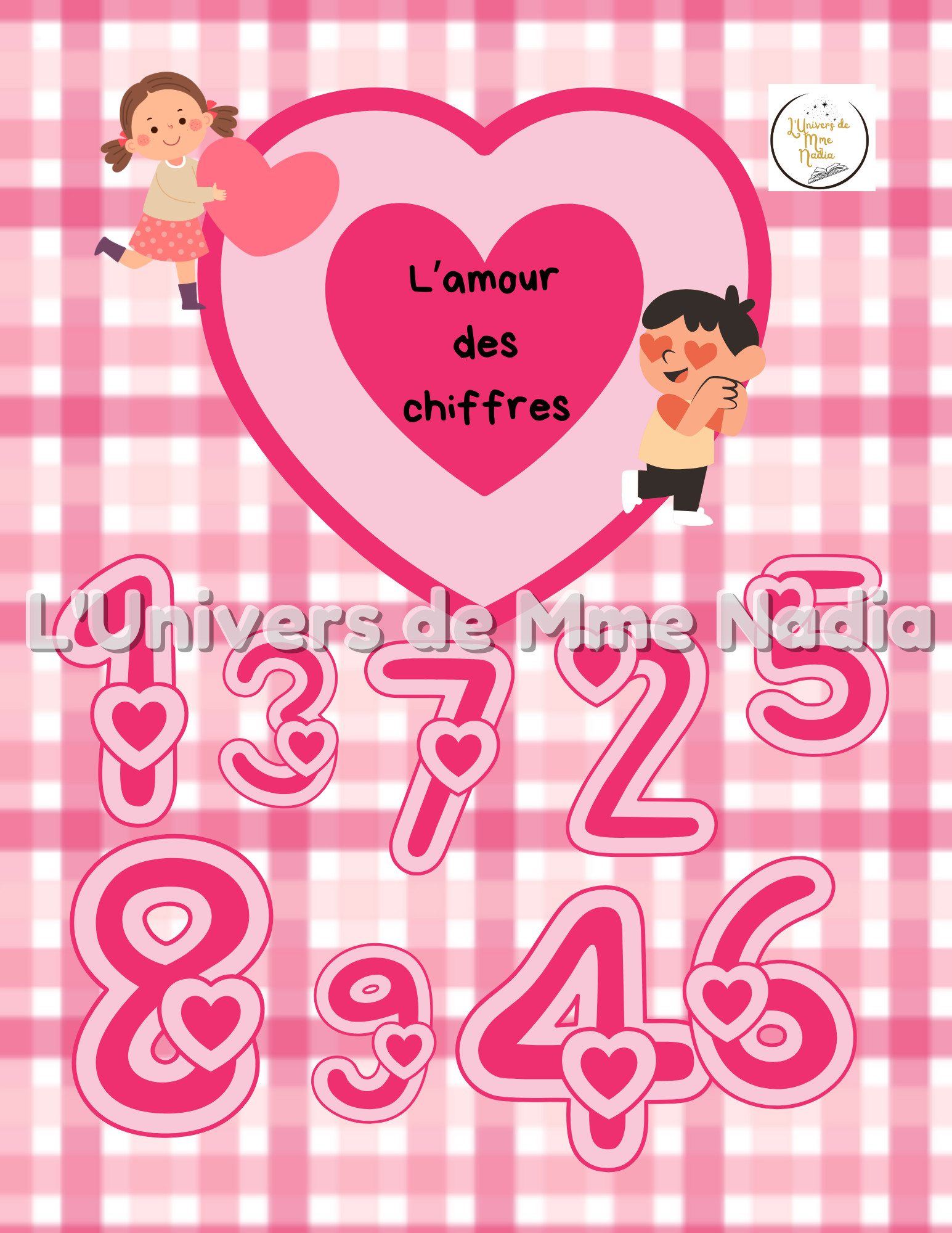  Cahier mathématiques -L'amour  des chiffres