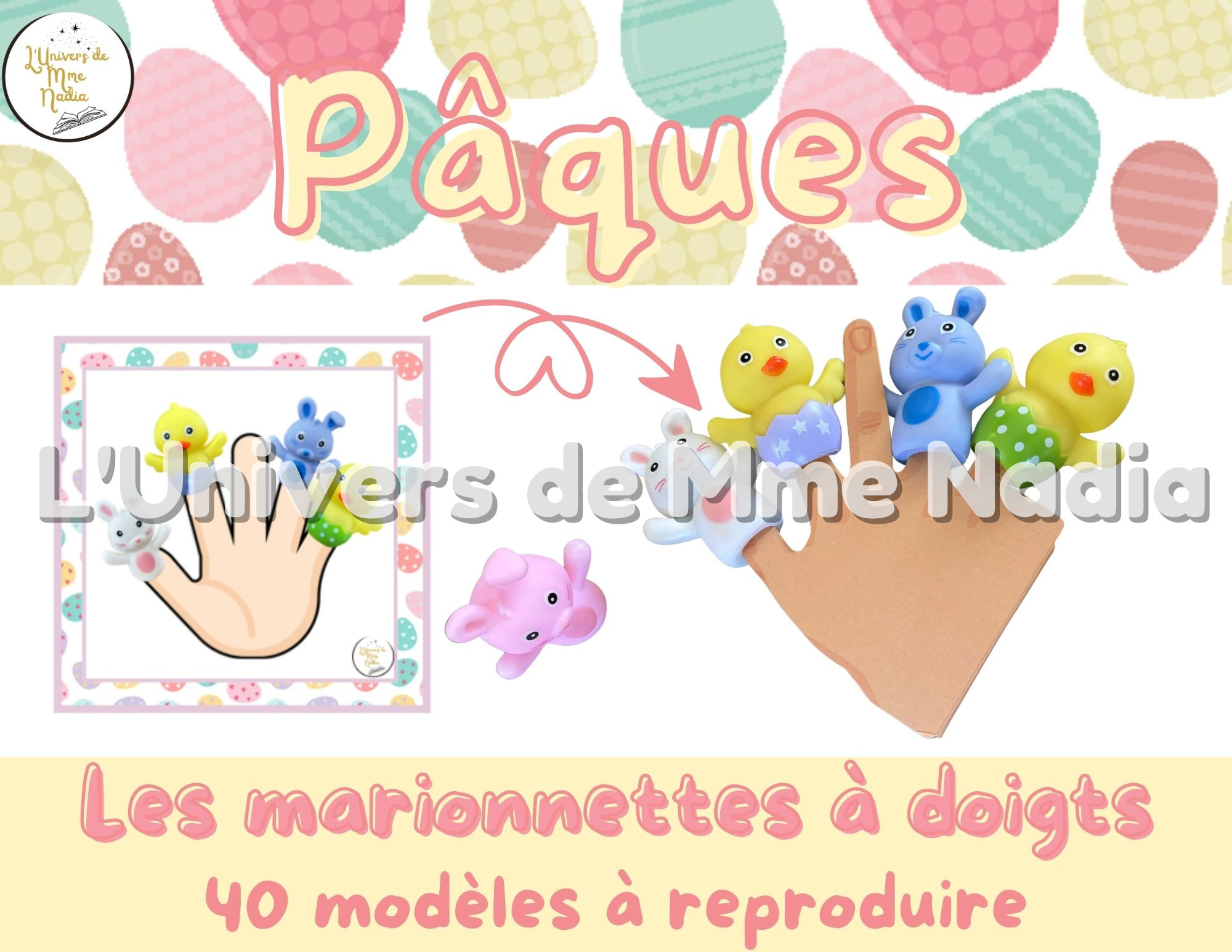 Marionnettes à doigts -Pâques